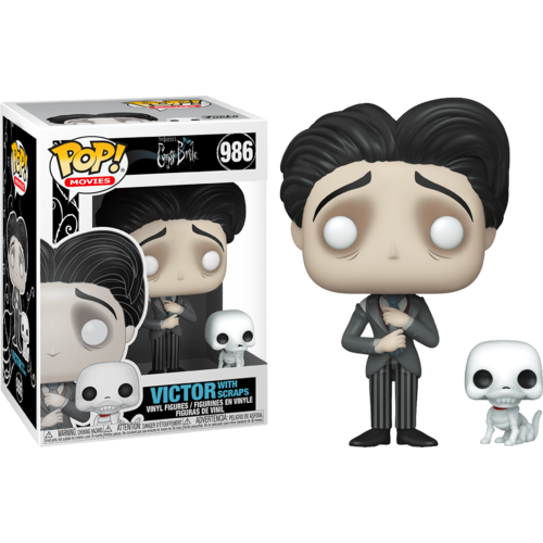 Corpse Bride - Victor Van Dort with Scraps #986 Pop! Vinyl