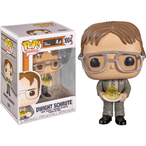 The Office - Dwight with Jello Stapler #1004 Pop! Vinyl