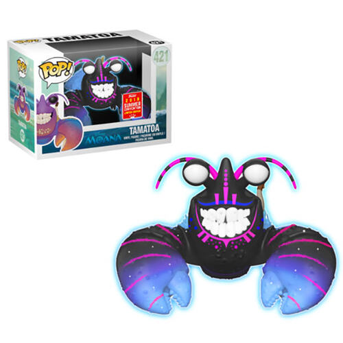 Funko Moana - Tamatoa Neon Pop! Vinyl Figure GLOW 2018 SDCC Exclusive #421