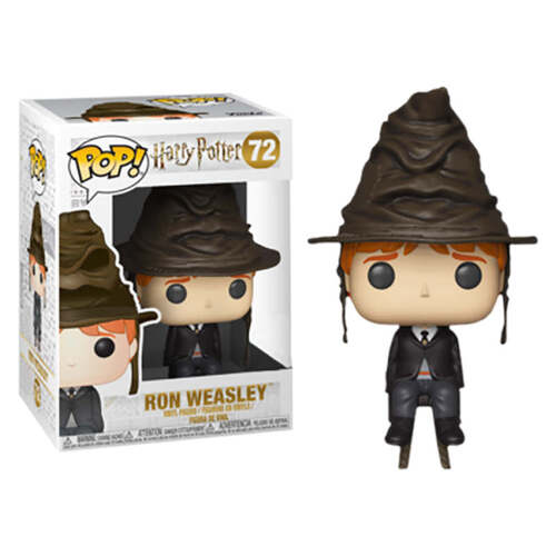 Funko Harry Potter - Ron Weasley with Sorting Hat Pop! Vinyl Figure #72