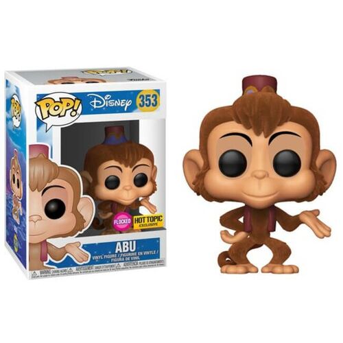 POP! VINYL - DISNEY ALADDIN - ABU FLOCKED US EXCLUSIVE #353