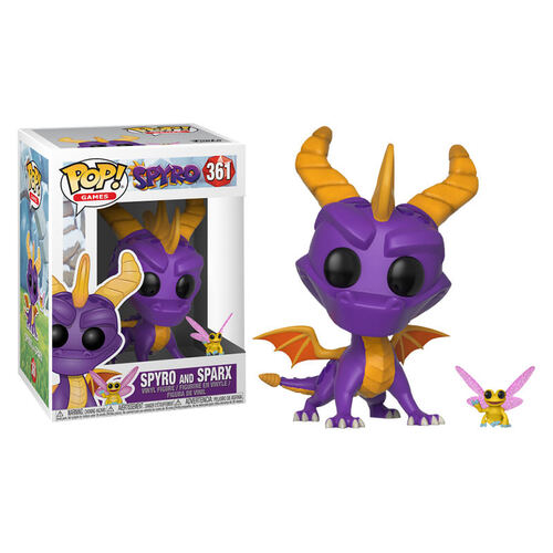 Funko Spyro - Spyro & Sparx Pop! Vinyl Figure #361 with Pop Protector