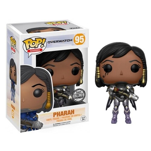 Pop! Vinyl Overwatch Figure - Pharah (Metallic Titanium) Exclusive Funko #95