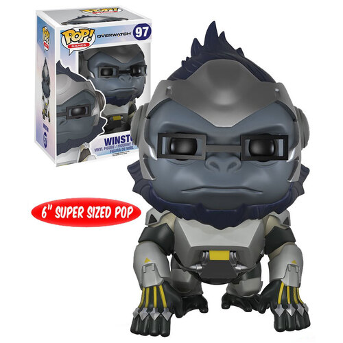 Pop! Vinyl Overwatch Figure - 6" Winston Funko #97