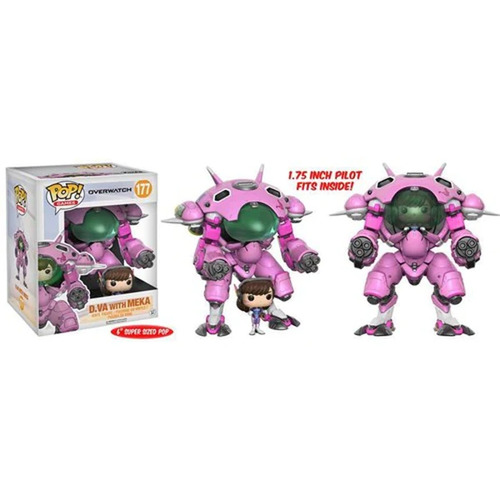 Pop! Vinyl Overwatch Figure - 6" D.Va with Meka Funko #177