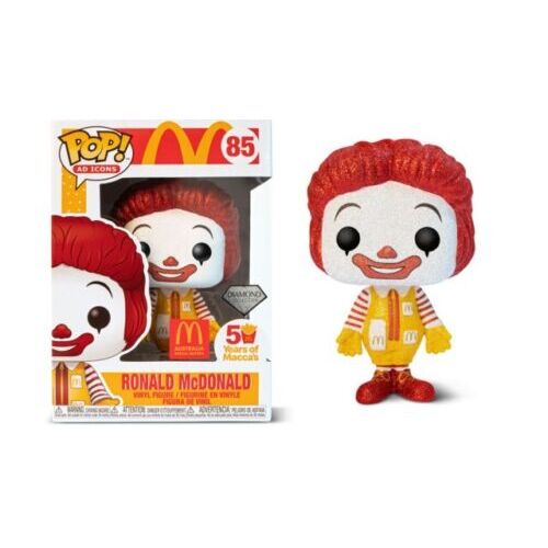 Ronald Mcdonald Diamond Limited Australia Exclusive Pop Vinyl #85