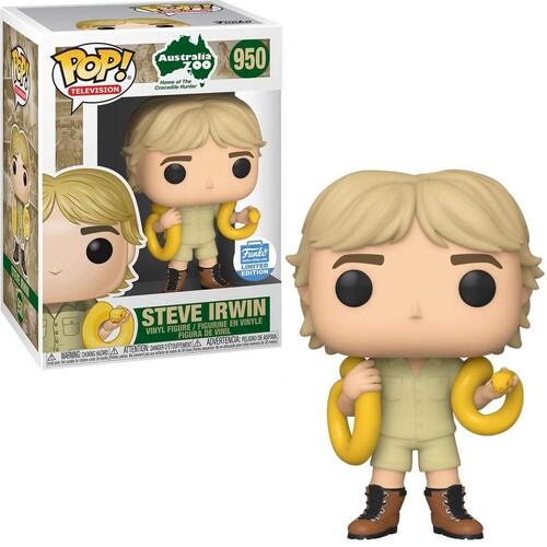 POP! Vinyl Figure Australia Zoo - Steve Irwin (with Snake) Popcultcha exclusive #950