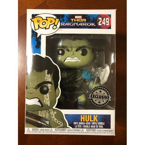 Marvel - Thor Ragnarok (no helmet) - Hulk 249 - Funko Exclusive Pop Viny