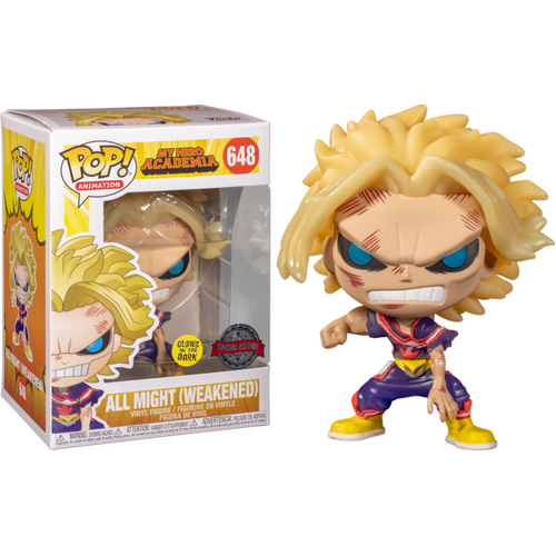 POP! Vinyl My Hero Academia - All Might (Weakened) GLOW Edition#648