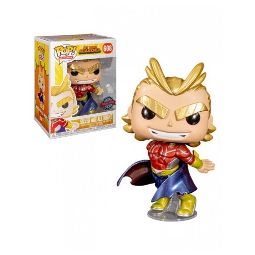 POP! Vinyl My Hero Academia - Silver Age All Might (Metallic) Special Edition  #608