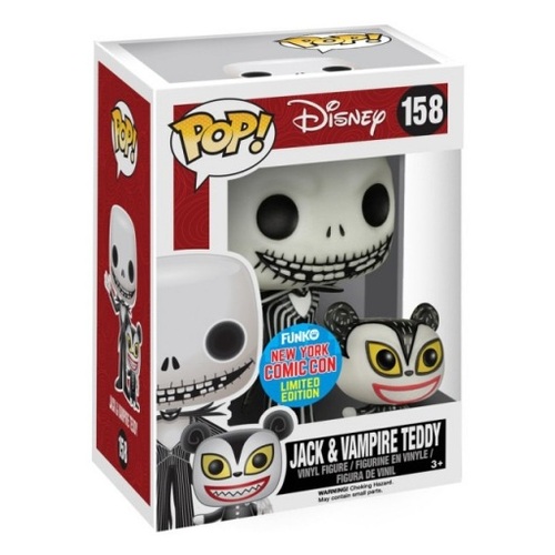 POP! Vinyl Nightmare Before Christmas - Jack & Vampire Teddy #158 NYCC