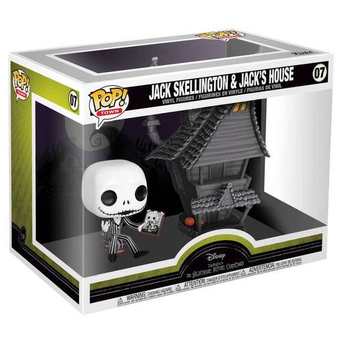 Funko POP! Town Nightmare Before Christmas #07 Jack Skellington And Jack's House