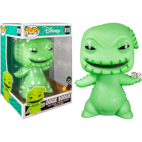 The Nightmare Before Christmas - Oogie Boogie with Dice Glow in the Dark 10" Pop! Vinyl Figure (Popcultcha Exclusive) 810