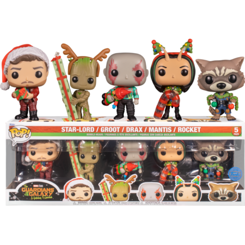 Guardians of the Galaxy Holiday Special Exclusive Pop! Vinyl 5-Pack