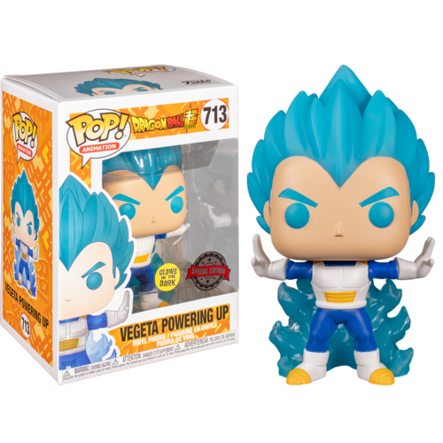 Dragon Ball Z - Vegeta Powering Up Glow US Exclusive #713 Pop! Vinyl