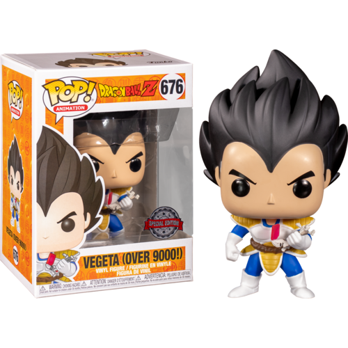 Dragon Ball Z - Vegeta (Over 9000!) US Exclusive #676 Pop! Vinyl (vaulted)