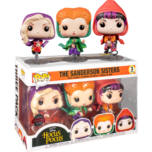 Hocus Pocus - Sanderson Sisters Flying US Exclusive Pop! Vinyl 3-Pack