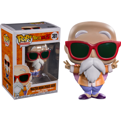 Dragon Ball Z - Master Roshi Peace Sign US Exclusive #381 Pop! Vinyl