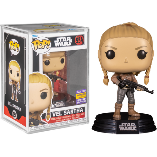 Star Wars: Andor - Vel Sartha Pop! Vinyl Figure in Acrylic Pop! Protector (2022 Winter Convention Exclusive / Popcultcha Exclusive) 554