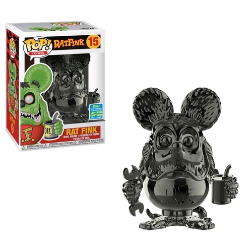 Rat Fink - Rat Fink Grey Chrome SDCC 2019 US Exclusive Pop! Vinyl