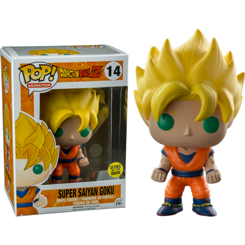 Dragon Ball Z - Goku Super Saiyan Glow US Exclusive #14 Pop! Vinyl