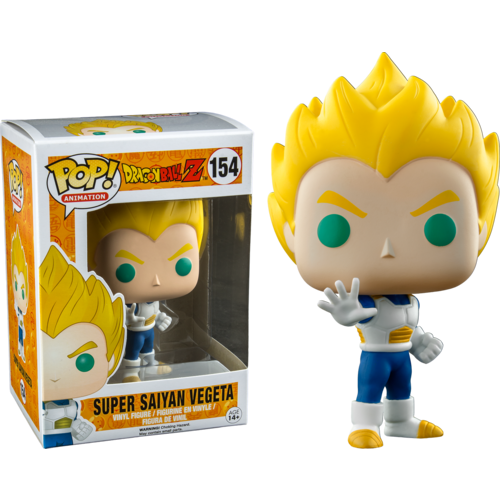 Dragon Ball Z - Vegeta Super Saiyan Blue & White US Exclusive #154 Pop! Vinyl