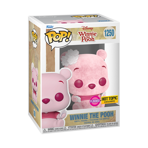 POP! WINNIE THE POOH CHERRY BLOSSOM (FLOCKED) 1250 hot topic stickered