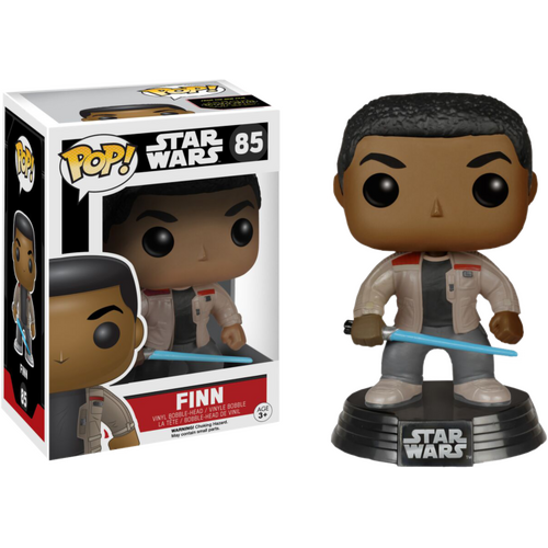 Star Wars Episode VII: The Force Awakens - Finn with Lightsaber Pop! Vinyl Figure 85 (slight box damage)