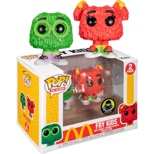 McDonald’s - Fry Kids Green & Red Pop! Vinyl Figure 2-Pack (Popcultcha Exclusive)