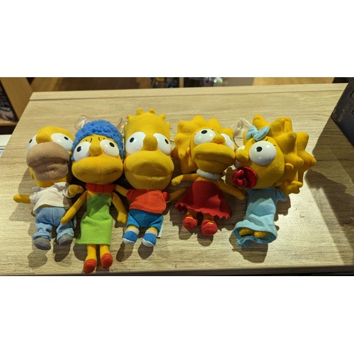 Suction Cup Simpson Family Set Plush Toy