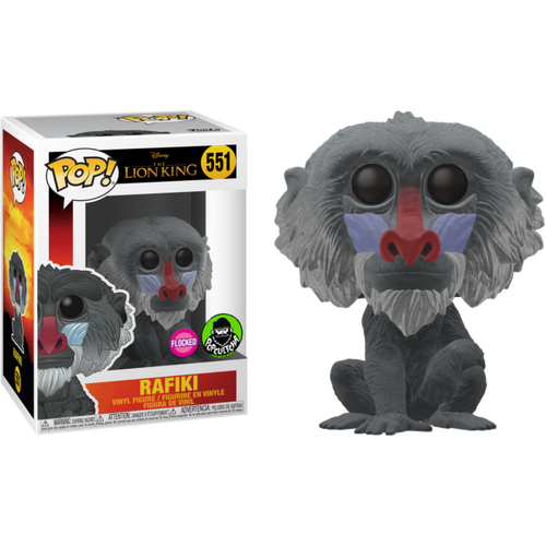 The Lion King (2019) - Rafiki Flocked Pop! Vinyl Figure (Popcultcha Exclusive) 551