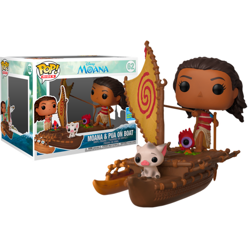 Moana - Moana with Pua & Hei Hei on Boat Pop! Rides Vinyl Figure (2019 Summer Convention Exclusive) 62