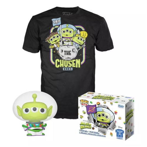 TOY STORY – ALIEN AS BUZZ EXCLUSIVE – FUNKO TEE BOX – SIZE M