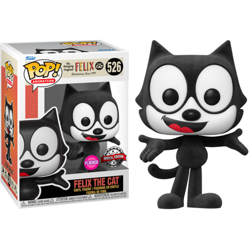 Felix the Cat - Felix the Cat Flocked Pop! Vinyl Figure 526