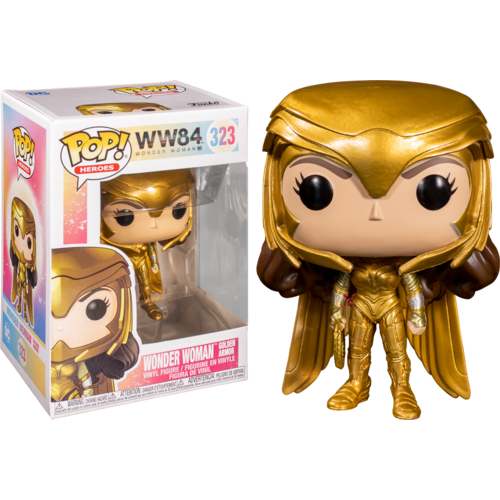 Wonder Woman 1984 - Wonder Woman Gold Armour Power Pose #323 Pop! Vinyl