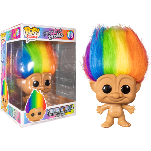 Trolls - Rainbow Troll with Hair 10" #09 Pop! Vinyl