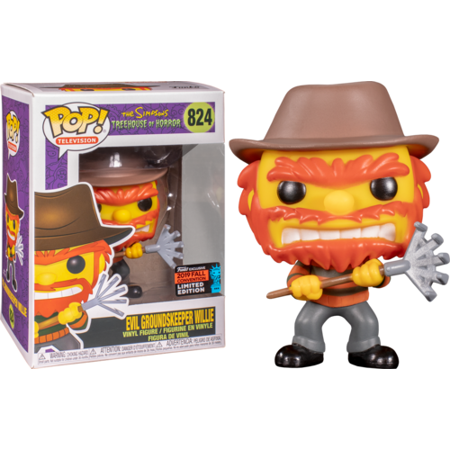 The Simpsons - Evil Groundskeeper Willie NYC 2019 US Exclusive #824 Pop! Vinyl