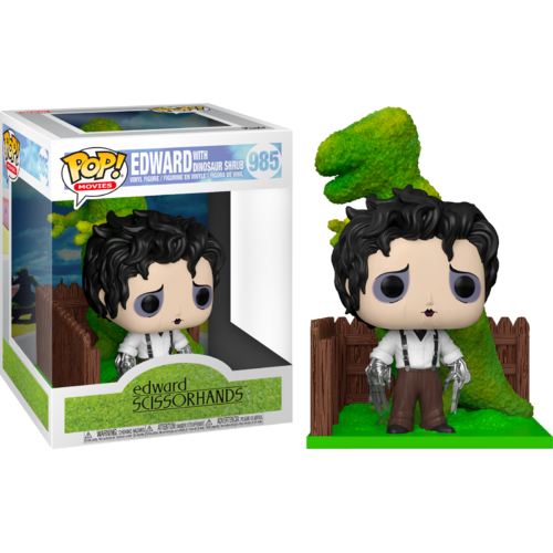 Edward Scissorhands - Edward Scissorhands with Dinosaur Hedge Deluxe Pop! Vinyl Figure