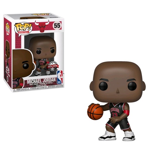 NBA: Bulls - Michael Jordan (Black Uniform) US Exclusive Pop! Vinyl #55