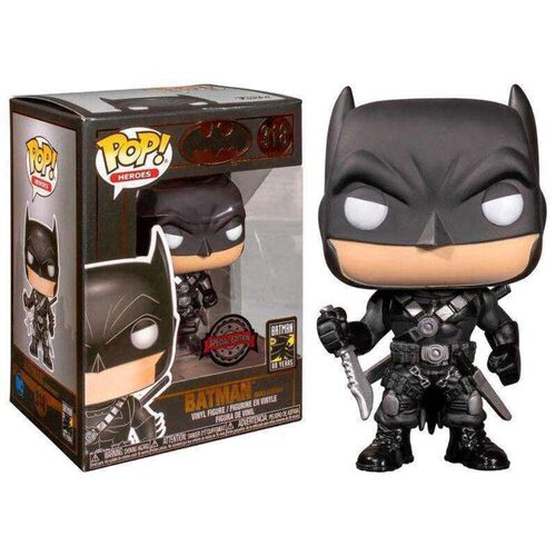 POP! Vinyl DC Batman - Batman (with Knife) 80 Years #318 with Pop Protector