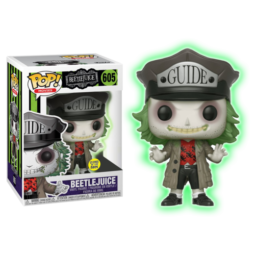 Beetlejuice - Beetlejuice with Hat Glow US Exclusive #605 Pop! Vinyl