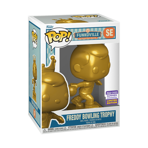 Funko Pop SE Freddy Bowling Trophy Funkoville 2023 SDCC Shared Summer Exclusive