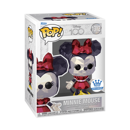 DISNEY POP! MINNIE MOUSE (FACET) funko shop exclusive stickered 1312