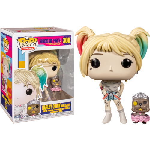 Birds of Prey - Harley Quinn with Beaver #308 Pop! Vinyl