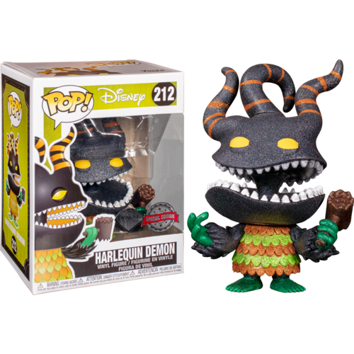 The Nightmare Before Christmas - Harlequin Demon Diamond Glitter #212 Pop! Vinyl