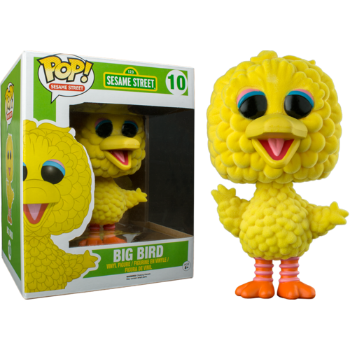 Sesame Street - Big Bird 6" Flocked US Exclusive #10 Pop! Vinyl