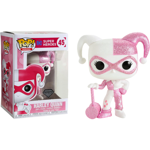 Batman - Harley Quinn Pink Diamond Glitter US Exclusive #45 Pop! Vinyl