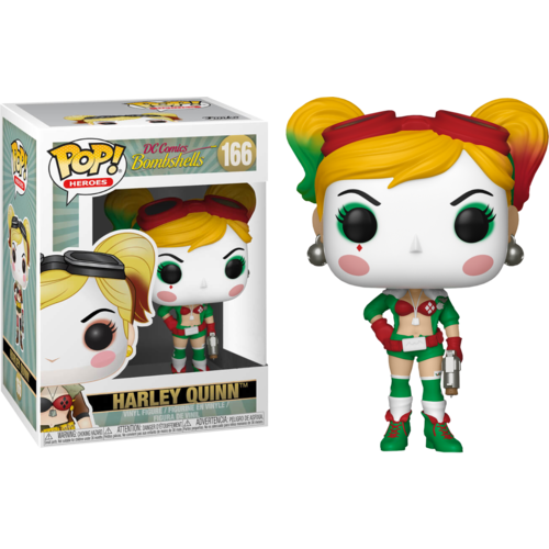 DC Bombshells - Harley Quinn (Holiday) US Exclusive #166 Pop! Vinyl