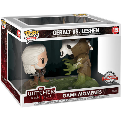 The Witcher 3: Wild Hunt - Geralt vs Leshen #555 US Exclusive Pop! Moment