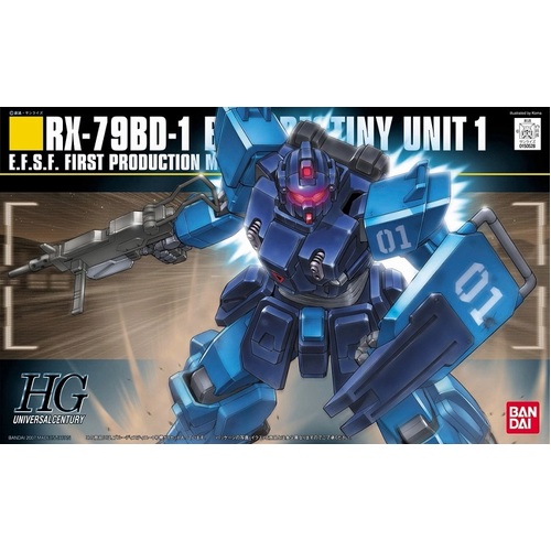 Bandai Gundam - RX-79BD-1  Blue Destiny Unit 1 1/144 scale Japan